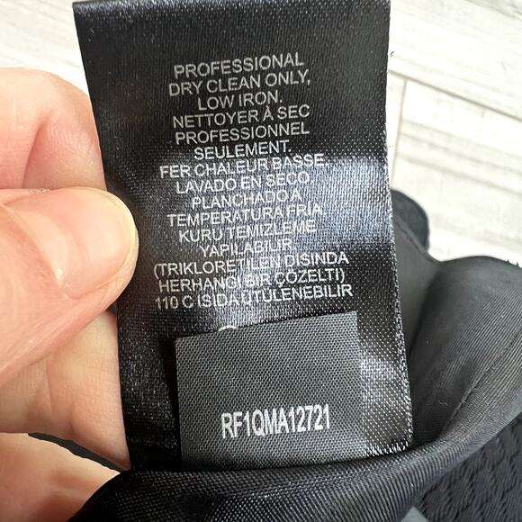 Tibi Matelasse Mini Flare Satin Dress LBD Size 2 or 4 Small - Picture 7 of 7